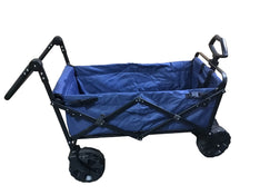 used Wonderfold Wagon S2 Push and Pull Folding Wagon, Blue, P Model