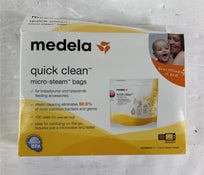 used Medela Quick Clean Micro Steam Bags, Box of 5