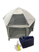 used California Beach Company Pop 'N Go Playpen, Grey, With Mattress and Sheet