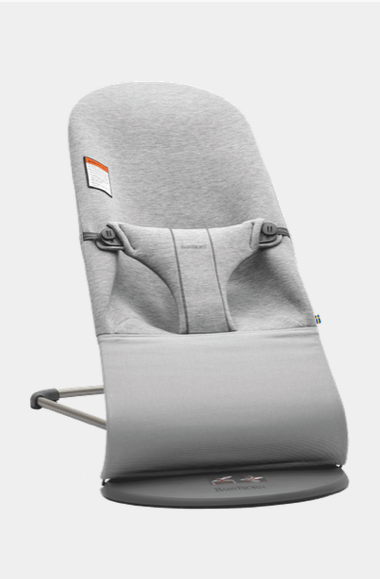 Shop BabyBjorn Bouncer Bliss, Light Grey, 3D Jersey at Goodbuygears