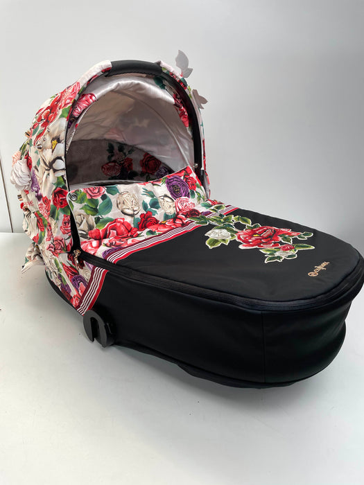 Shop Cybex MIOS LUX Carry Cot, Beige Spring Blossom at Goodbuygears