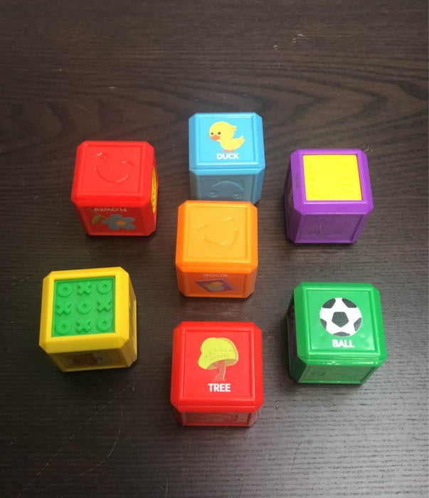 used Fisher Price Laugh & Learn First Words Shape Blocks