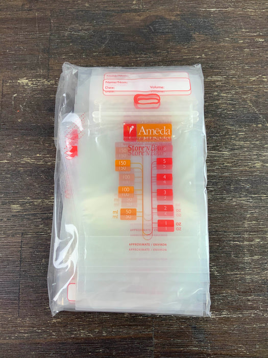 secondhand Ameda Store’n Pour Breast Milk Storage Bags