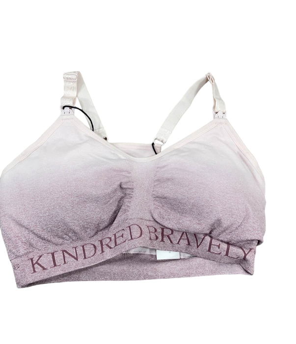 used Kindred Bravely Sublime Nursing Sports Bra, Busty, Medium, Ombre Purple