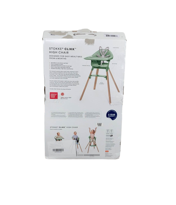 Shop Stokke Clikk High Chair, Sunny Coral at Goodbuygears