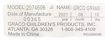 Shop Graco Grows4Me 4-in-1 Convertible Car Seat, 2021, Vega at Goodbuygears