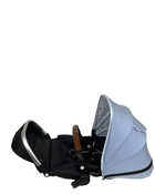 Shop Mockingbird 2nd Seat Kit with Extendable Canopy, Sky, Watercolor Drops, Silver with Penny Leather, 2023 at Goodbuygears