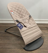 Shop BabyBjorn Bouncer Bliss, Sand Gray Cotton Classic Quilt at Goodbuygears
