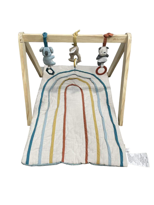 Shop Itzy Ritzy Wooden Activity Gym Playmat With Hanging Toys at Goodbuygears