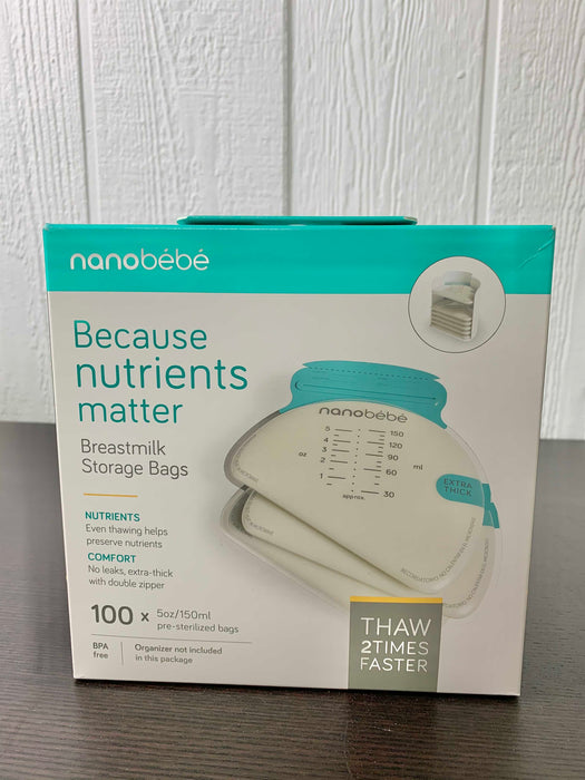 used Nanobébé Breastmilk Storage Bags