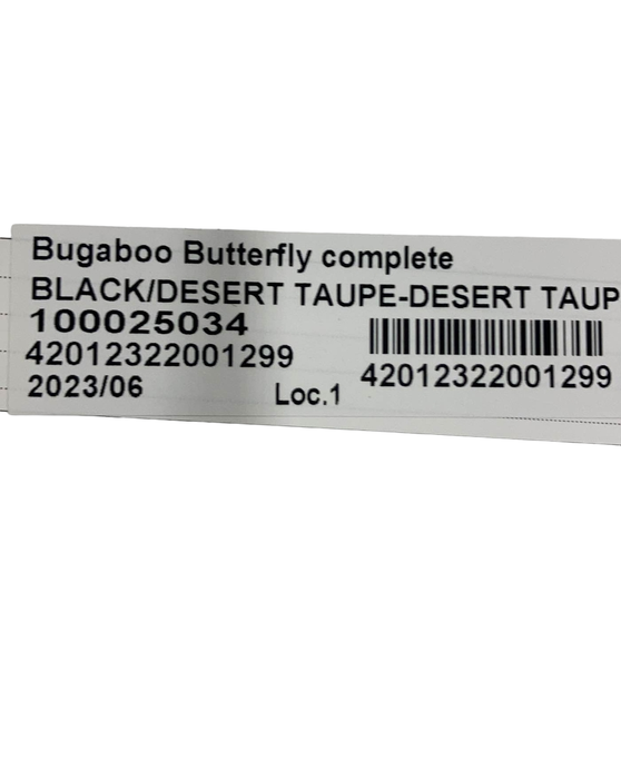 Shop Bugaboo Butterfly Stroller, 2023, Desert Taupe at Goodbuygears