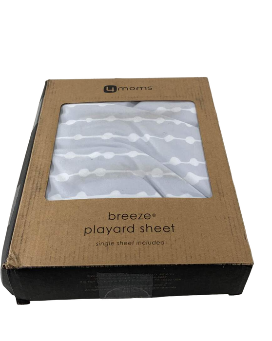 Shop 4moms Breeze Waterproof Playard Sheet, Grey Beads at Goodbuygears