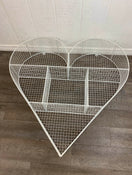 used Restoration Hardware Baby & Child Industrial Wire Cubby Heart Shelf