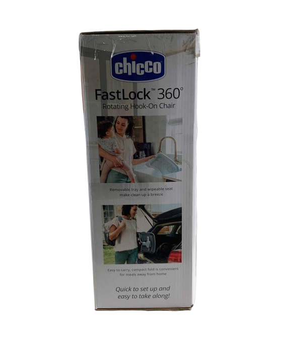 Shop Chicco FastLock 360 Rotating Hook-On Chair, Charcoal at Goodbuygears