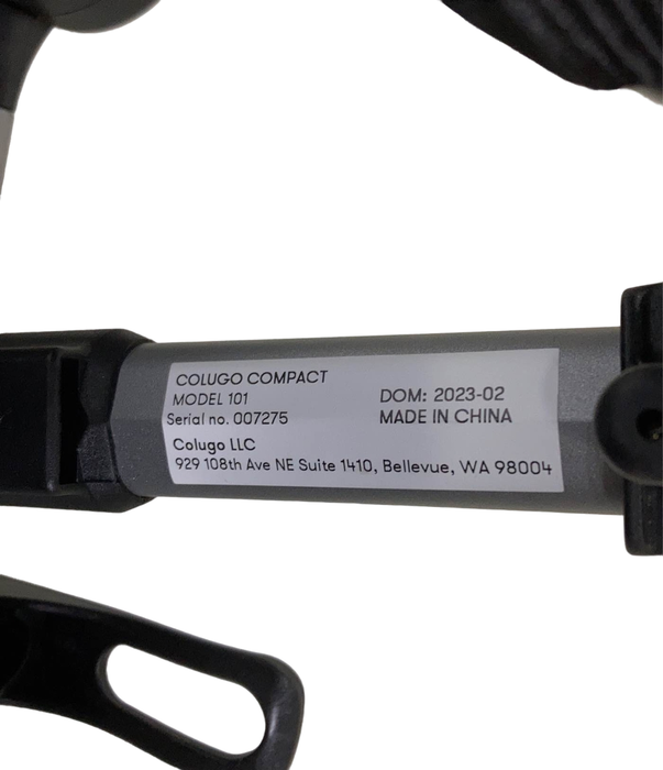Shop Colugo Compact Stroller, 2023, Black at Goodbuygears