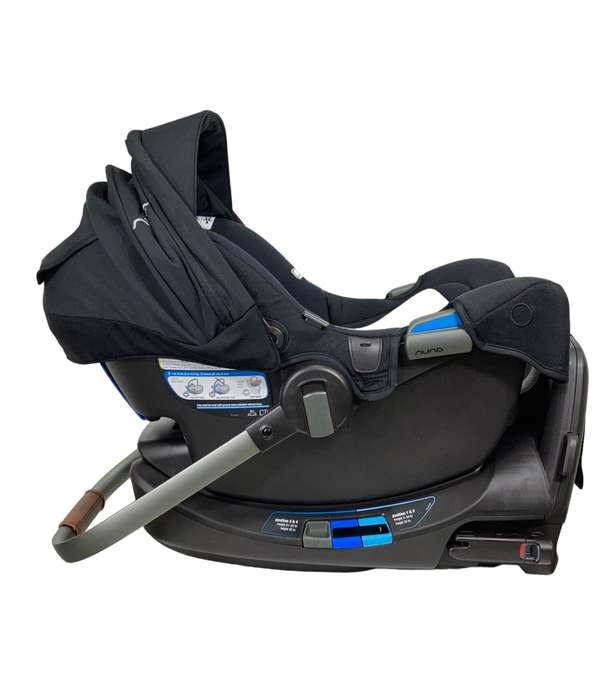 Shop Nuna PIPA rx Infant Car Seat with RELX Base, 2022, Caviar at Goodbuygears