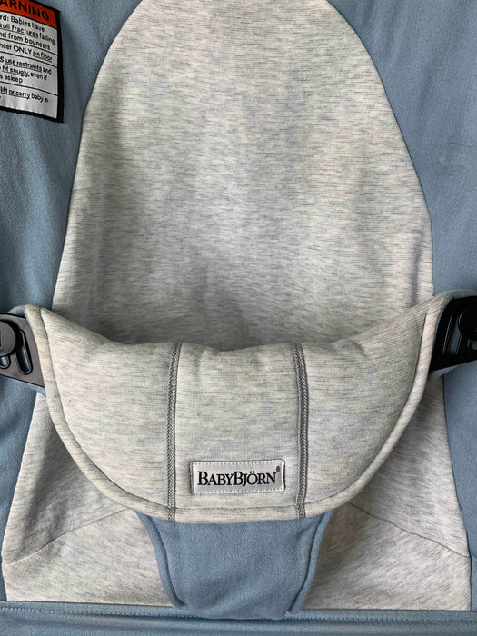 Shop BabyBjorn Bouncer Bliss, Dove Blue, 3D Jersey at Goodbuygears