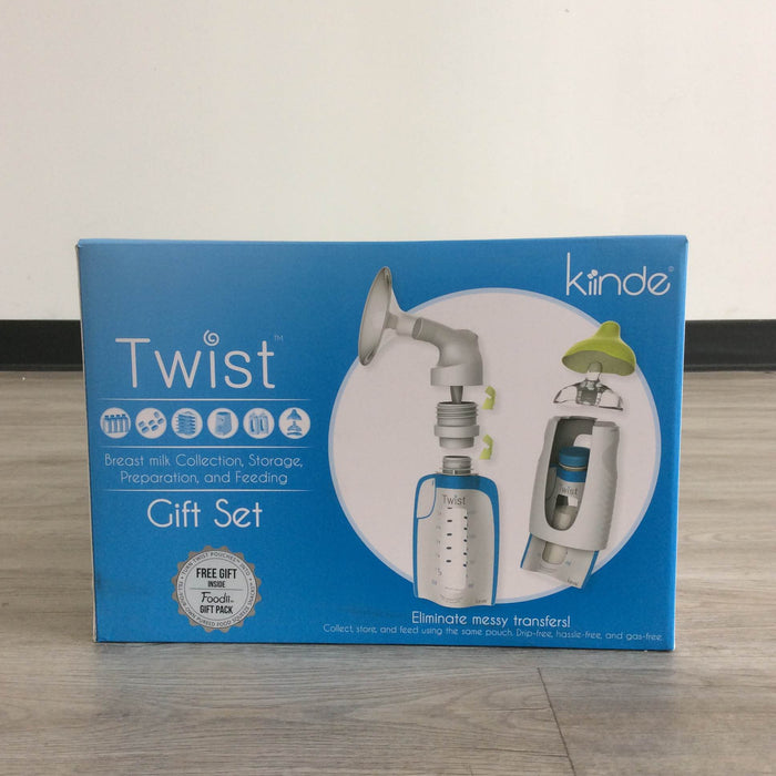 used Kiinde Breast Milk Storage Twist Gift Set