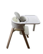secondhand Stokke Steps High Chair, White Seat Natural Legs