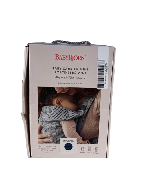 Shop BabyBjorn Baby Carrier Mini, Navy Blue 3D Mesh at Goodbuygears