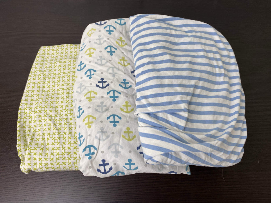 used BUNDLE Fitted Crib Sheets