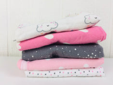 secondhand Gerber Large Flannel Burp Clothes