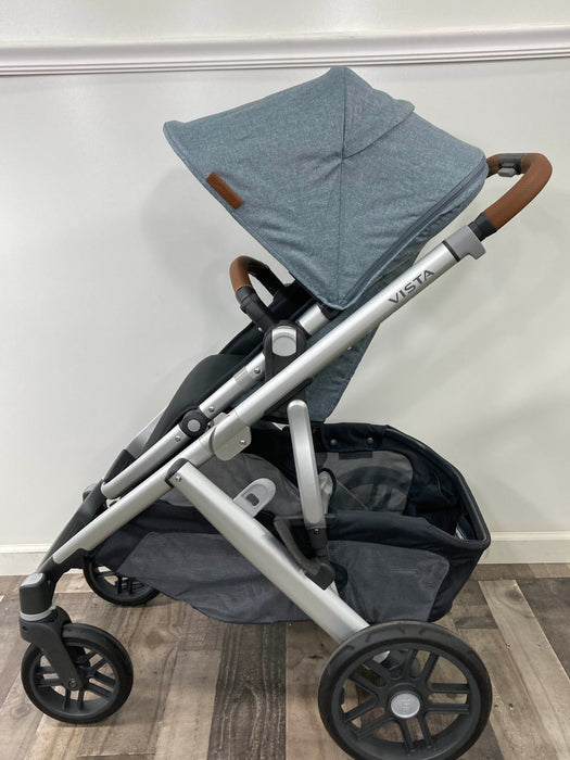 Shop UPPAbaby VISTA V2 Stroller, 2020, Gregory (Blue Melange) at Goodbuygears
