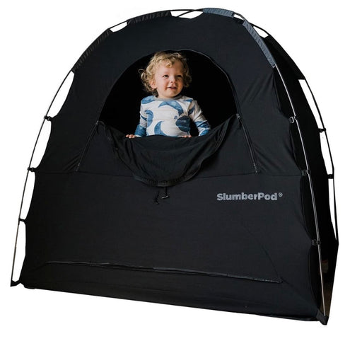 Shop SlumberPod 3.0 Sleep Canopy, Black with Gray Accents at Goodbuygears