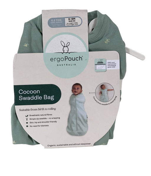 Shop ErgoPouch Cocoon Swaddle Bag, 0.2 TOG, 3-6M, Sage at Goodbuygears