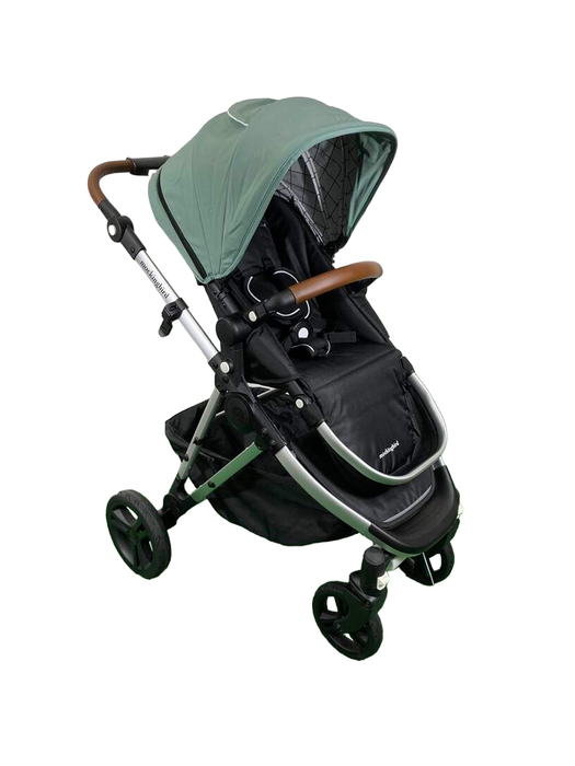 Shop Mockingbird Single 2.0 Stroller, 2023, Silver with Penny Leather, Windowpane, Sage at Goodbuygears