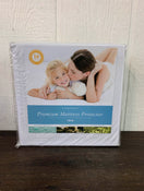 used Linenspa Premium Smooth Mattress Protector, Twin 39"x 75"x 6"–14"