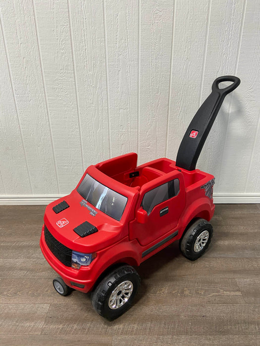 used Step2 2-In-1 Ford F-150 Raptor Parent Push Car