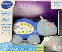 used VTech Lil’ Critters Soothing Starlight Hippo