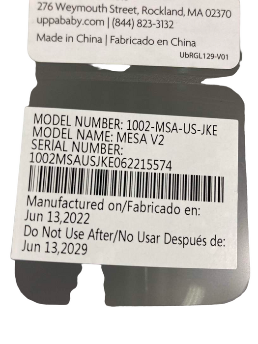 Shop UPPAbaby MESA V2 Infant Car Seat, 2022, Jake (Black) at Goodbuygears