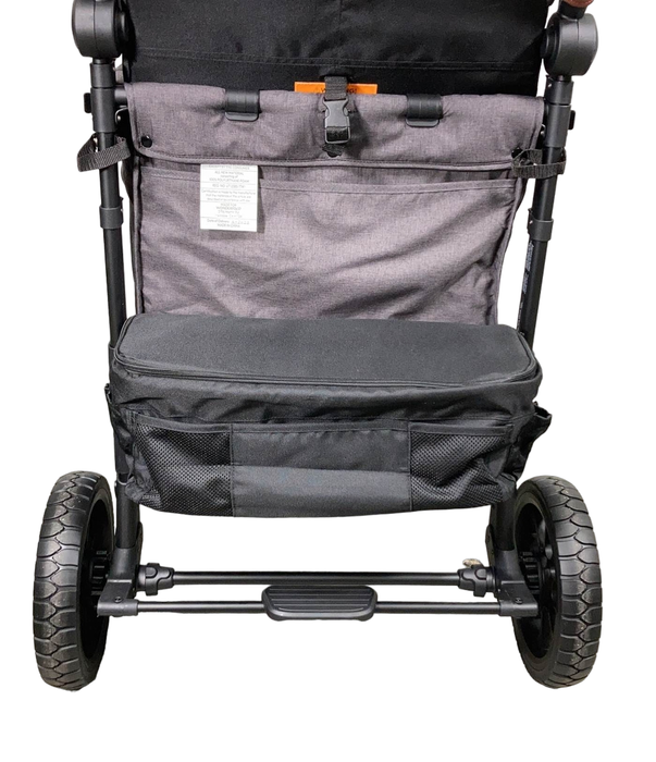 Shop Wonderfold W4 Luxe Quad Stroller Wagon, 2023, Charcoal Grey with Black Frame at Goodbuygears