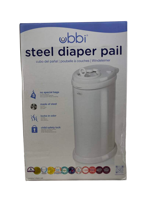 Shop Ubbi Diaper Pail, White at Goodbuygears