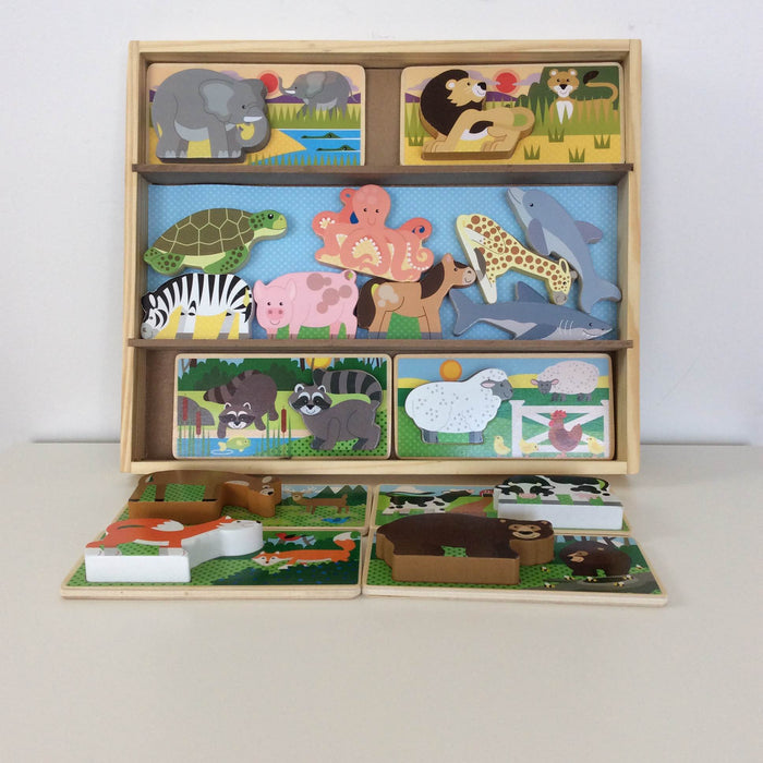 used Melissa & Doug Animal Picture Boards