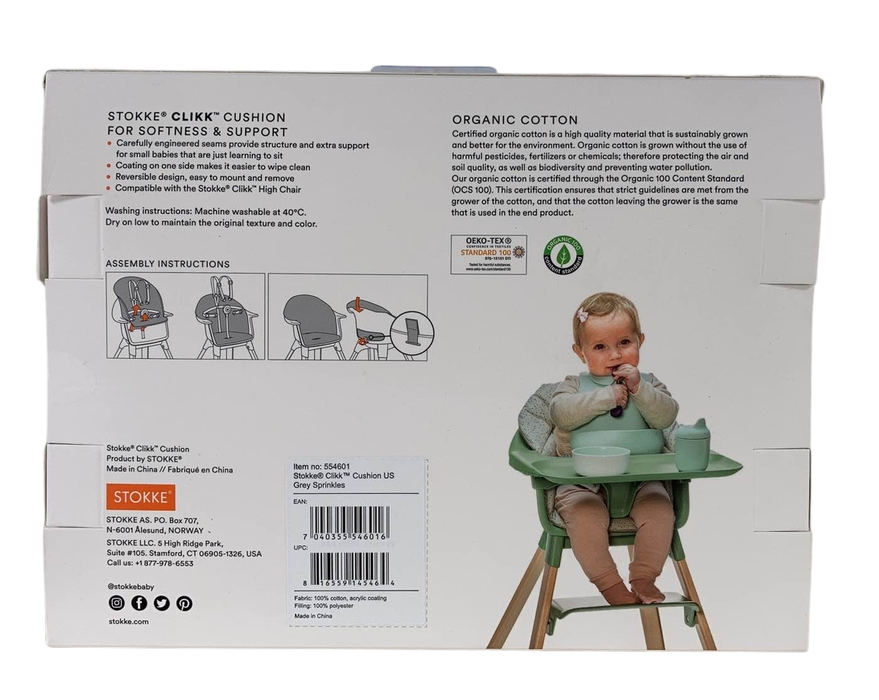 Shop Stokke Clikk Cushion, Grey Sprinkles at Goodbuygears