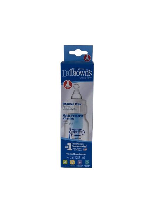Shop Dr. Brown's Natural Flow Original Anti-Colic Bottle, 4 oz/120 ml at Goodbuygears