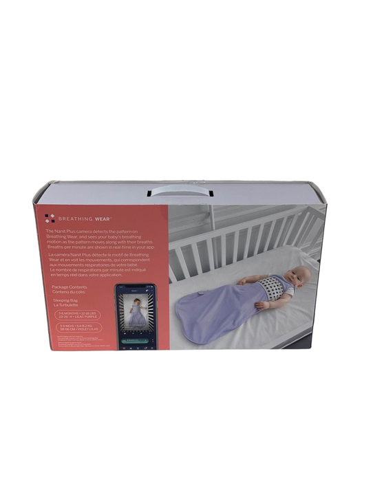 secondhand Nanit Breathing Wear Sleeping Bag, 3-6 Months, Lilac Purple