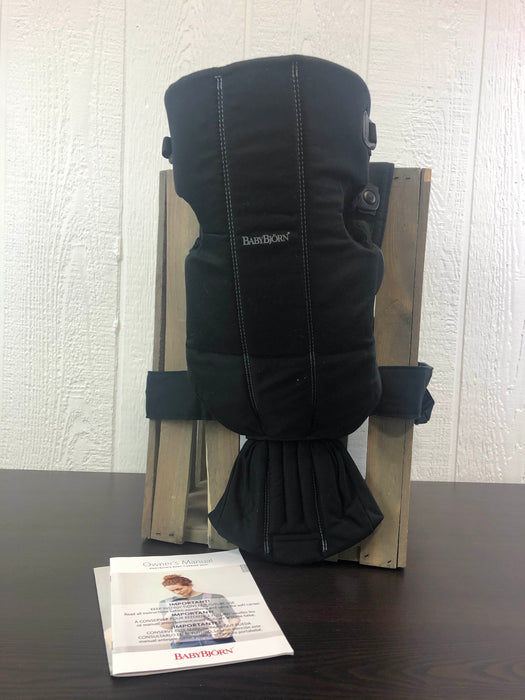Shop BabyBjorn Baby Carrier Mini, Black, Cotton at Goodbuygears