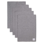 Shop Burt's Bees Baby Burp Cloths, 5-Pack, Heather Grey at Goodbuygears