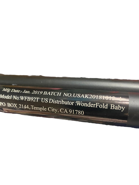 Wonderfold X2 Push + Pull Double Stroller Wagon, 2019, Navy