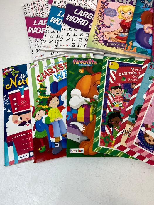 BUNDLE Party Pack of Coloring Books And Crayons
