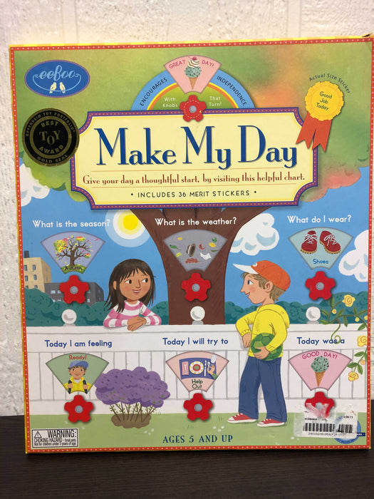 Eeboo Make My Day Interactive Chart