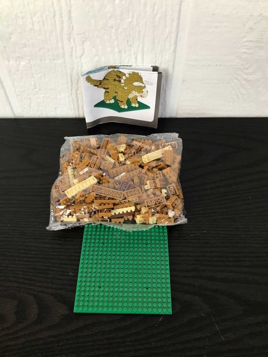 Image Mini building blocks kits: stegosaurus and t rex
