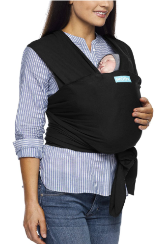 Shop Moby Wrap Evolution Baby Carrier, Black at Goodbuygears