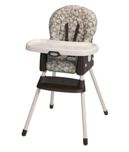 Graco SimpleSwitch 2-in-1 Convertible High Chair, Zuba