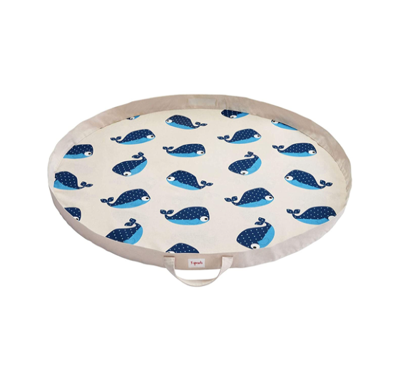 3 Sprouts Play Mat, Whale