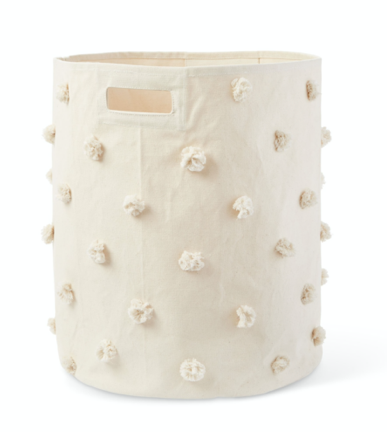 Pehr Designs Pom Pom Hamper 18x20, Natural